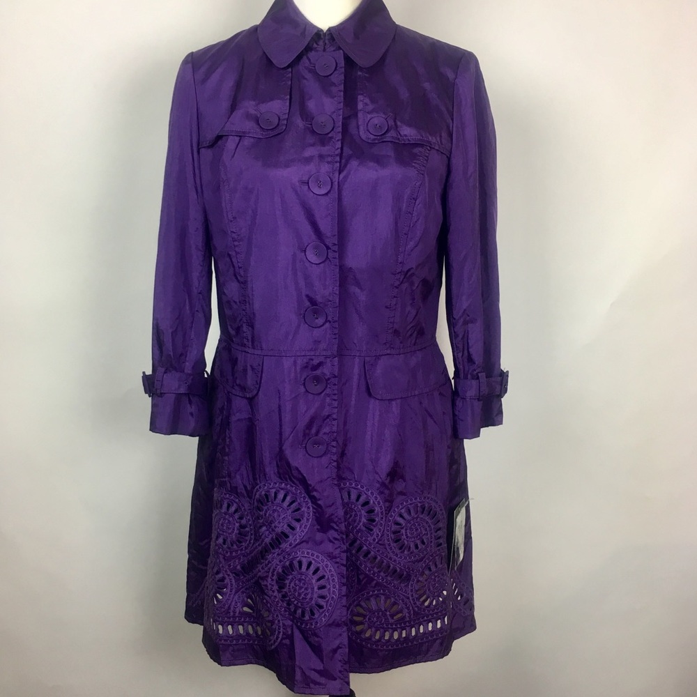 Etcetera NWT Majestic Laser Cut Coat